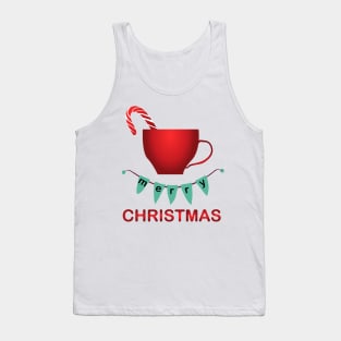 Christmas Coffee Cup Tank Top